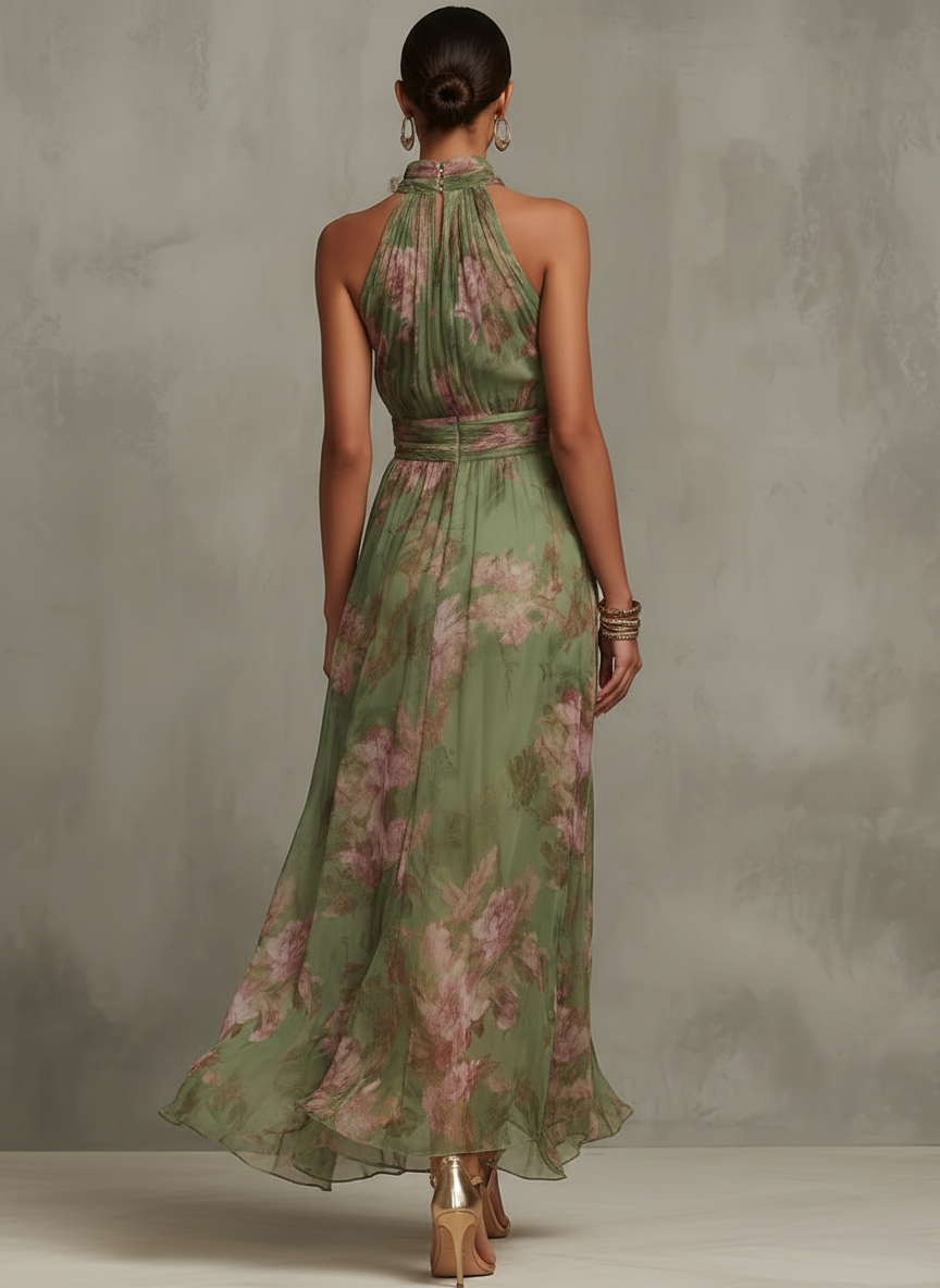 Fiona | Vestido Floral de Caída Fluida