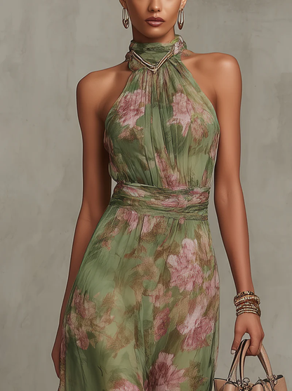 Fiona | Vestido Floral de Caída Fluida